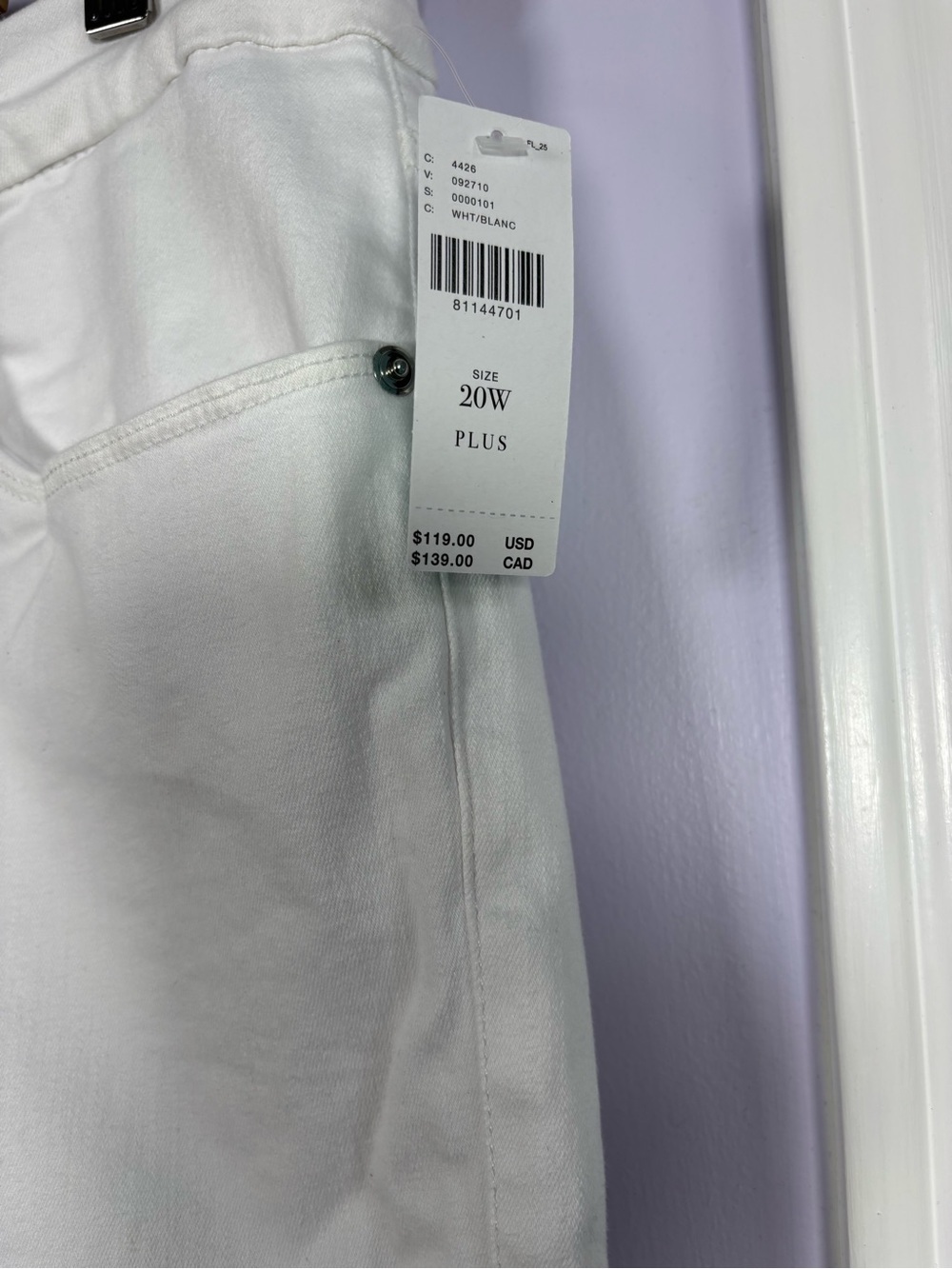 Good American Ultimate Sculpting White Skinny Jeans With Extra Stretch 20W - Picture 2 of 9